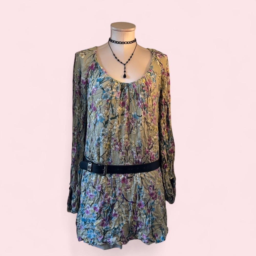 Miss Sixty Y2K floral mini dress with a dreamy watercolour